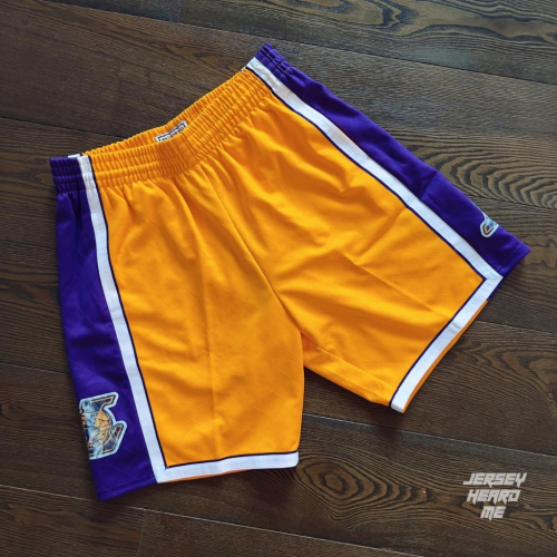 【球衣藏家】Mitchell &amp; Ness Lakers 75th Diamond 湖人 鑽石 AU 球褲