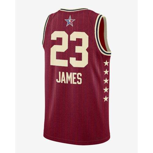 【球衣藏家】Lebron James LBJ 詹皇 詹姆斯 2024 ASG 明星賽 正色紅 球迷版 NBA 球衣