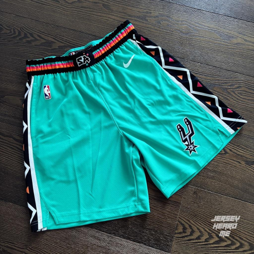【球衣藏家】Spurs 22-23 City Edition 馬刺 城市版 球迷版 NBA 球褲