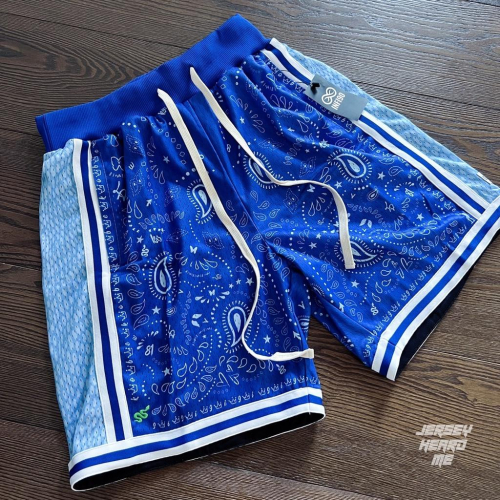 【球衣藏家】INFI90 SS22 Mamba Series 蛇紋系列 復古藍配色 高磅數 穿搭 NBA 球褲