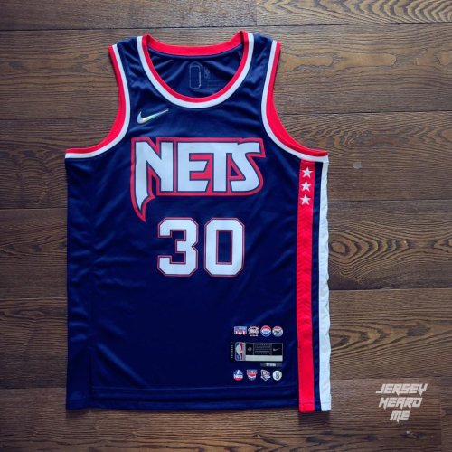 【球衣藏家】Seth Curry Nets City 75周年 籃網 鑽石標 城市版 球迷版 NBA 球衣