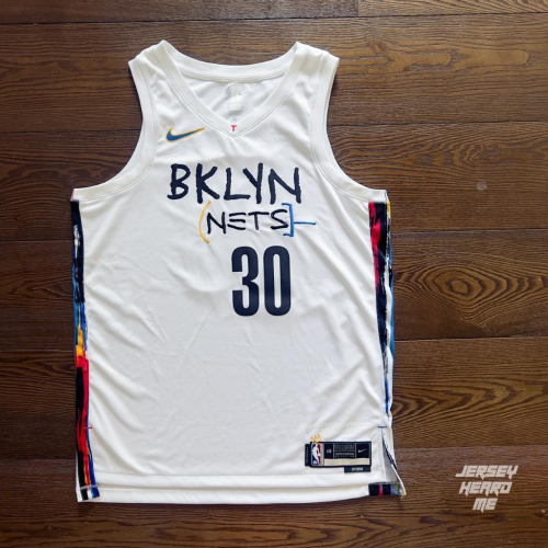 【球衣藏家】Seth Curry Nets City Edition 籃網 城市版 球迷版 NBA 球衣