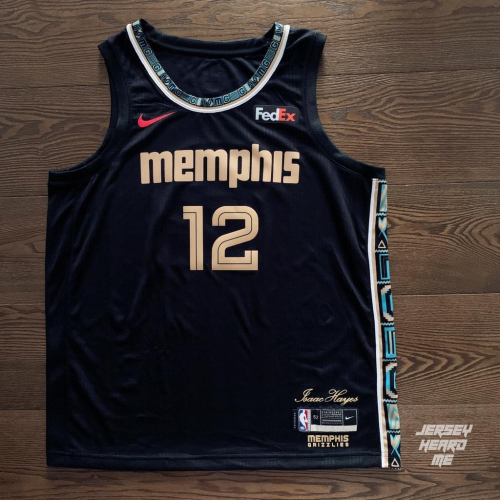 【球衣藏家】Morant Memphis City Edition 灰熊 黑金 贊助標 城市版 球迷版 NBA 球衣