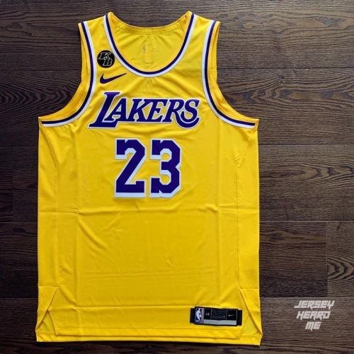 【球衣藏家】Lebron James 詹姆士 LBJ 湖人黃 Lakers Icon Edition 球員版 NBA球衣