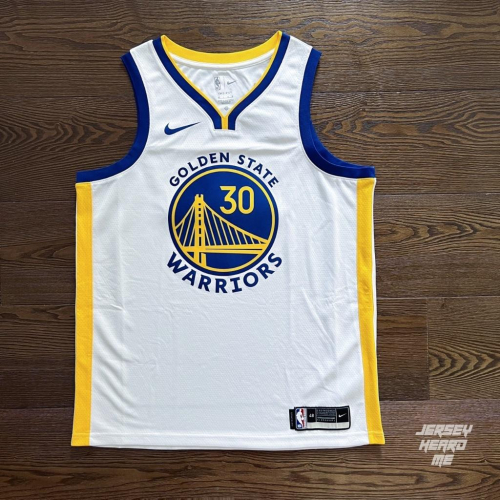 【球衣藏家】Stephen Curry Warriors Association 咖哩 勇士 主場白 球迷版 NBA球衣