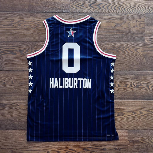 【球衣藏家】Haliburton 溜馬 ALLSTAR 2024 ASG 明星賽 正色藍 球迷版 NBA 球衣