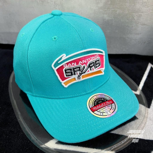 【球衣藏家】Spurs 馬刺 湖水綠 M&amp;N 可調式老帽 NBA Dad Hat