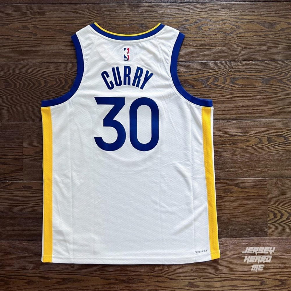 【球衣藏家】Curry 勇士 主場白 Warriors Association SW NIKE 球迷版 NBA 球衣-細節圖2