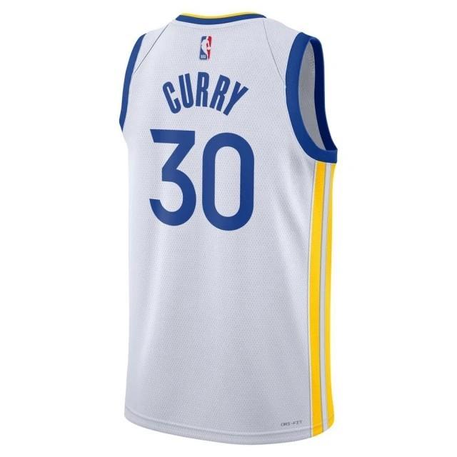 【球衣藏家】Curry 勇士 主場白 Warriors Association SW NIKE 球迷版 NBA 球衣-細節圖4