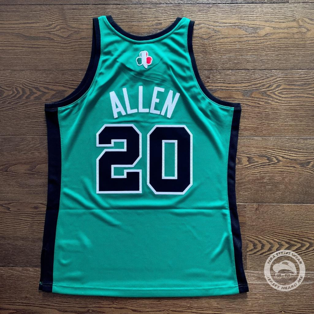 【球衣藏家】Allen 賽爾提克 義大利 2007 歐洲賽 M&N HWC Celtics AU 球員版 NBA 球衣-細節圖6