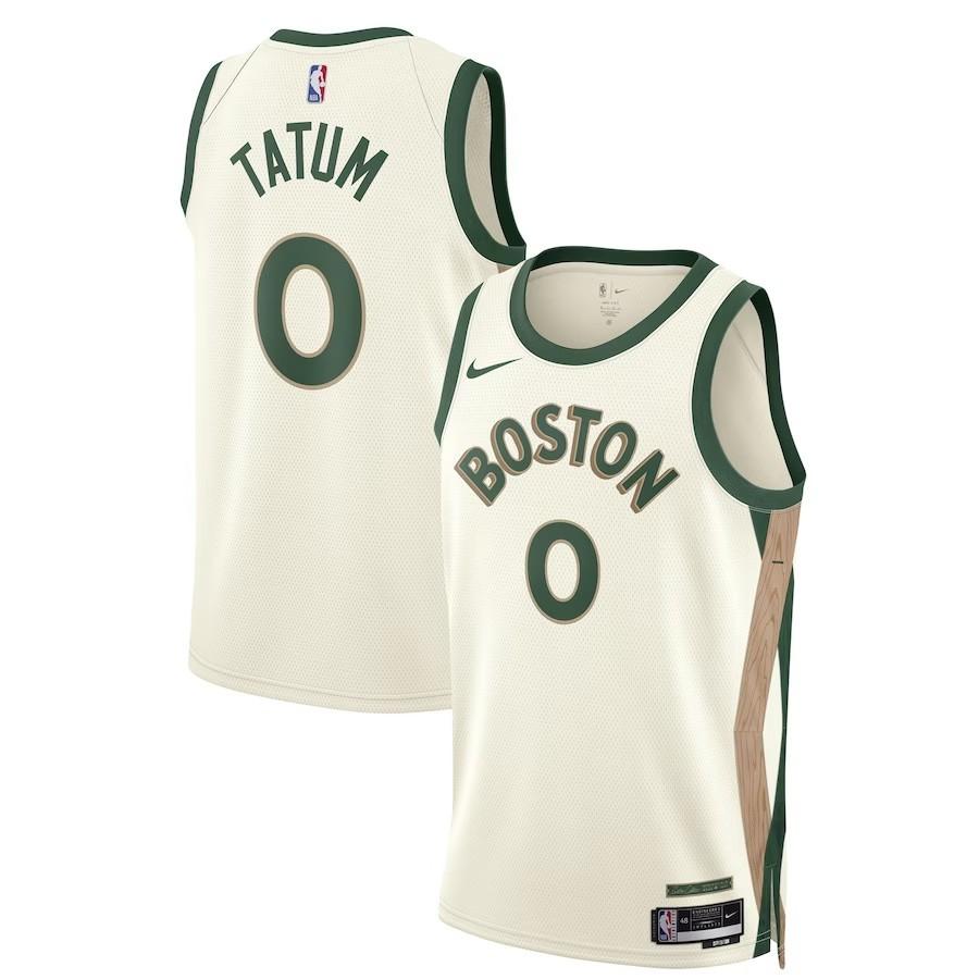 【球衣藏家】Tatum 23-24賽爾提克 城市版 Celtics CITY SW NIKE 球迷版 NBA 球衣-細節圖3