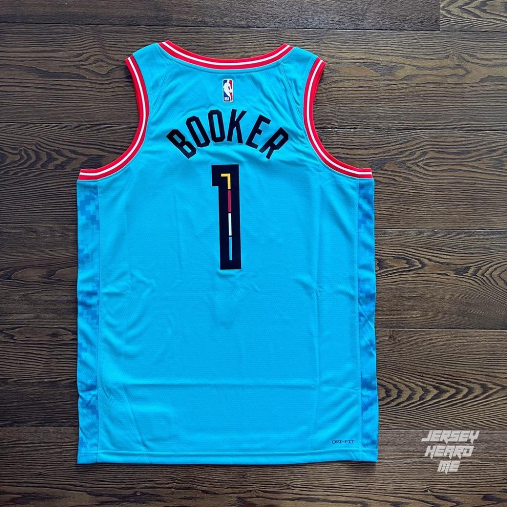 【球衣藏家】Booker 22-23 布克 太陽 城市版 Suns City SW NIKE 球迷版 NBA 球衣-細節圖2