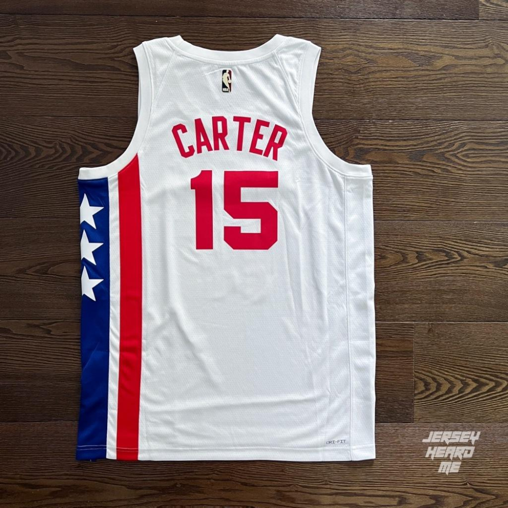 【球衣藏家】Carter 22-23 籃網 復古版 Nets HWC SW NIKE 官方客製 球迷版 NBA 球衣-細節圖2