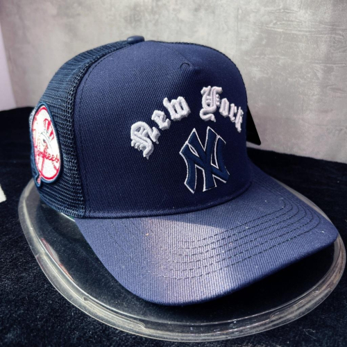 【球衣藏家】Pro Standard Yankees 洋基 OLD ENGLISH 可調式 網帽 MLB Dad Hat