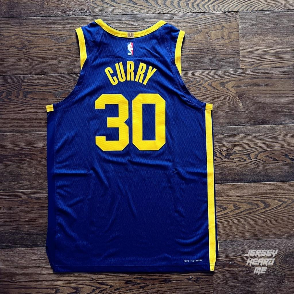 【球衣藏家】Curry 勇士 二客版 Warriors Statement AU NIKE 球員版 NBA 球衣-細節圖2