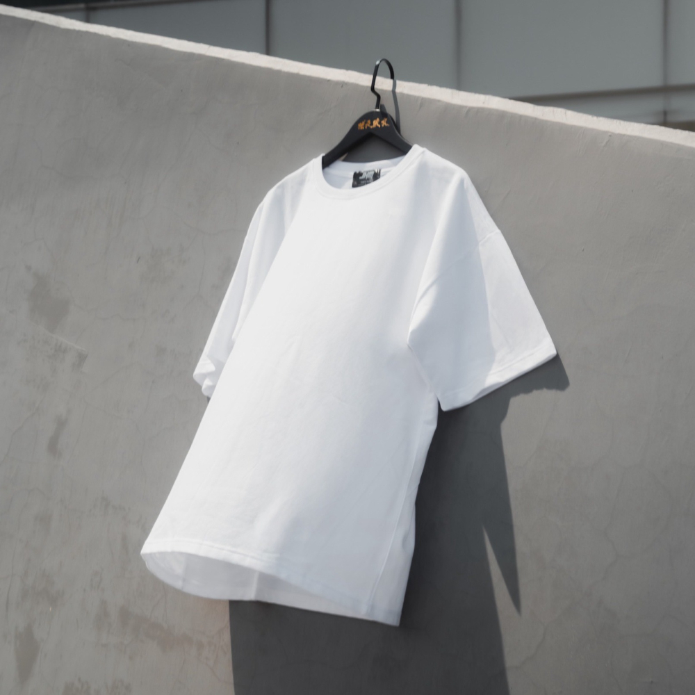 【球衣藏家】JHM 經典 黑白 基本款 百搭 高品質 內搭 口袋T 素T 落肩 美式 寬鬆 硬挺 抗皺 短T 短袖-細節圖8