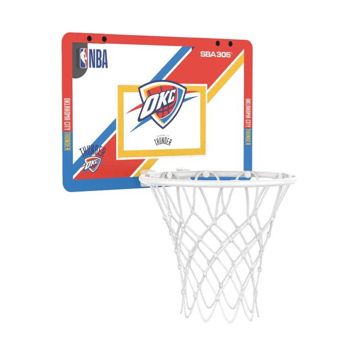 【球衣藏家】SBA305 台灣總代理 NBA 官方授權 壁掛式 居家 室內 玩具 小籃框 MINI款 - 雷霆 附小籃球-細節圖5