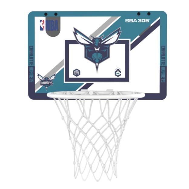 【球衣藏家】SBA305 台灣總代理 NBA 官方授權 壁掛式 居家 室內 玩具 小籃框 MINI款 - 黃蜂 附小籃球-細節圖4