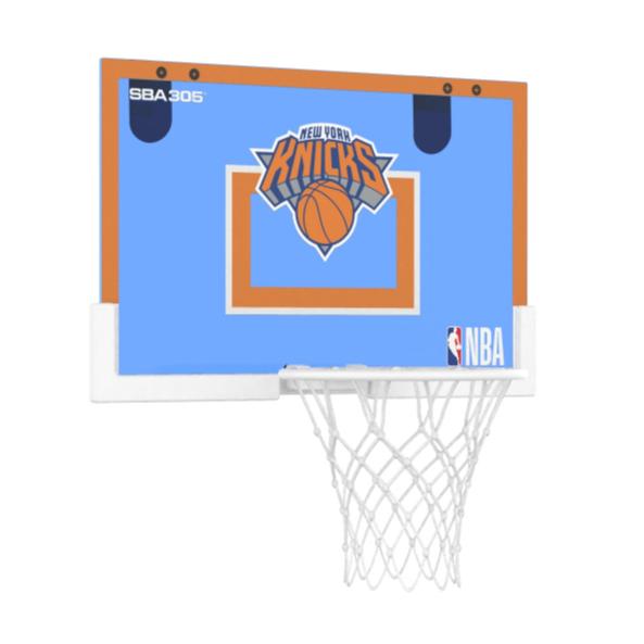 【球衣藏家】SBA305 台灣總代理 NBA 官方授權 壁掛式 室內 玩具 小籃框 紅藍 隊徽款 - 尼克 附小籃球-細節圖4