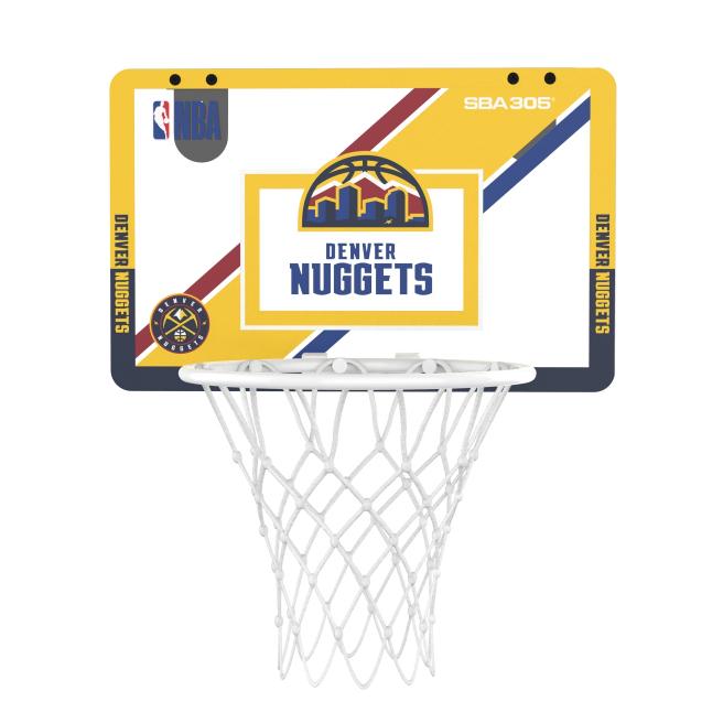 【球衣藏家】SBA305 台灣總代理 NBA 官方授權 壁掛式 居家 室內 玩具 小籃框 MINI款 - 金塊 附小籃球-細節圖4