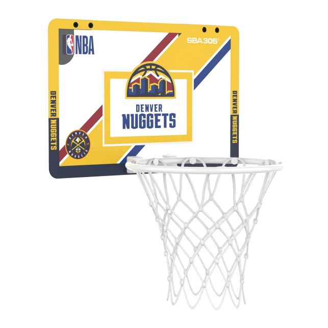 【球衣藏家】SBA305 台灣總代理 NBA 官方授權 壁掛式 居家 室內 玩具 小籃框 MINI款 - 金塊 附小籃球-細節圖5