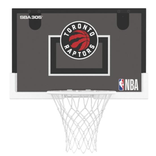 【球衣藏家】SBA305 台灣總代理 NBA 官方授權 壁掛式 居家 室內 玩具 小籃框 隊徽款 - 暴龍 附小籃球-細節圖3