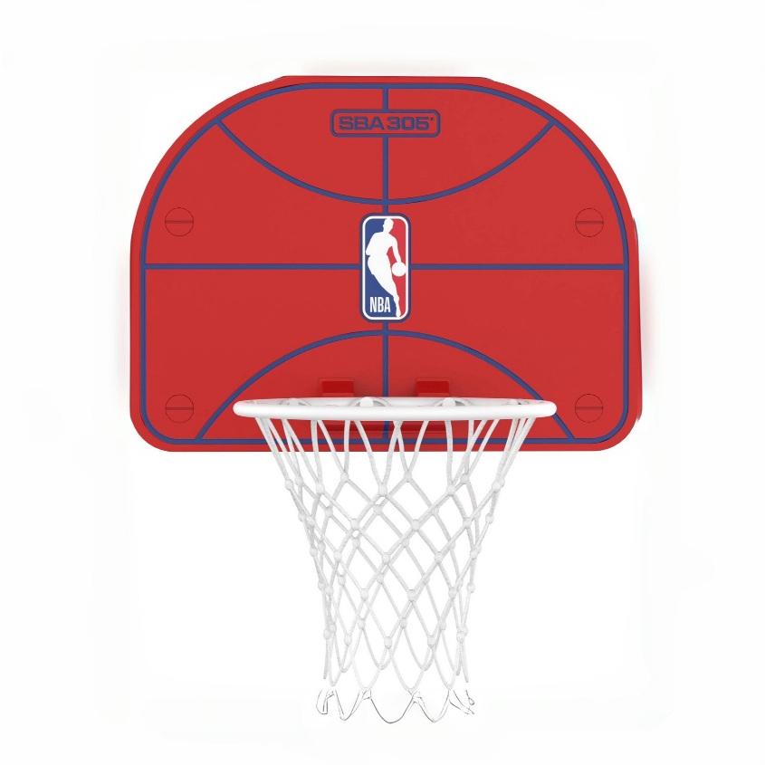 【球衣藏家】SBA305 台灣總代理 NBA 官方授權 壁掛式 室內 玩具 小籃框 NBA LOGO 聯盟款 附小籃球-細節圖3
