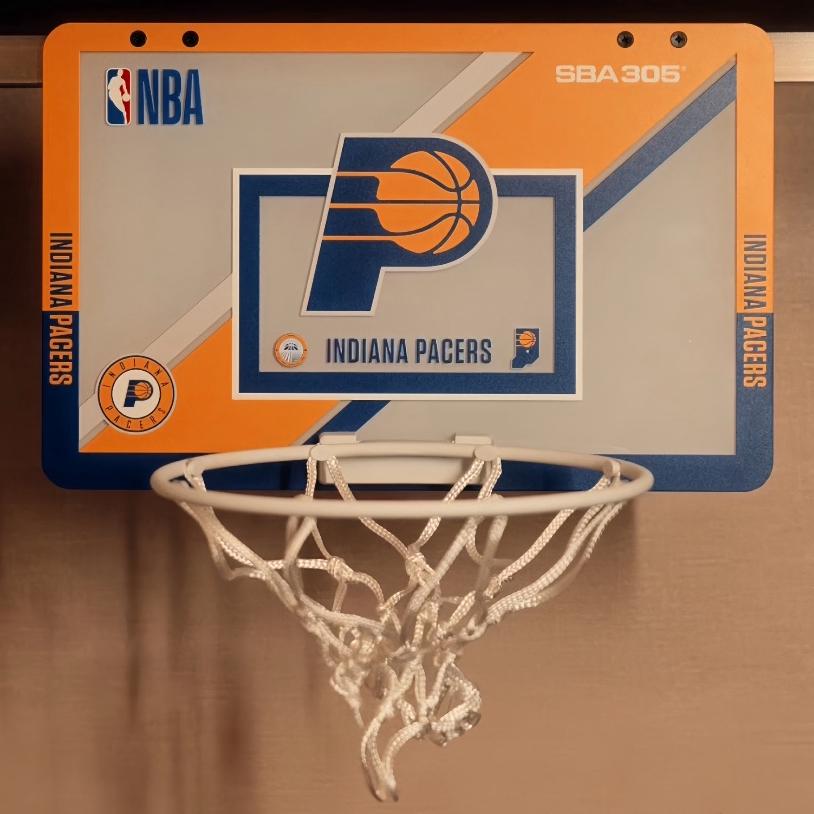 【球衣藏家】SBA305 台灣總代理 NBA 官方授權 壁掛式 居家 室內 玩具 小籃框 MINI款 - 溜馬 附小籃球-細節圖2
