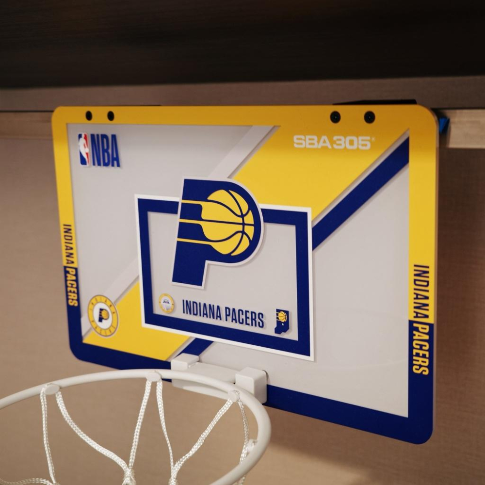 【球衣藏家】SBA305 台灣總代理 NBA 官方授權 壁掛式 居家 室內 玩具 小籃框 MINI款 - 溜馬 附小籃球-細節圖3