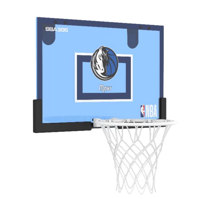 【球衣藏家】SBA305 台灣總代理 NBA 官方授權 壁掛式 居家 室內 玩具 小籃框 隊徽款 - 獨行俠 附小籃球-細節圖7