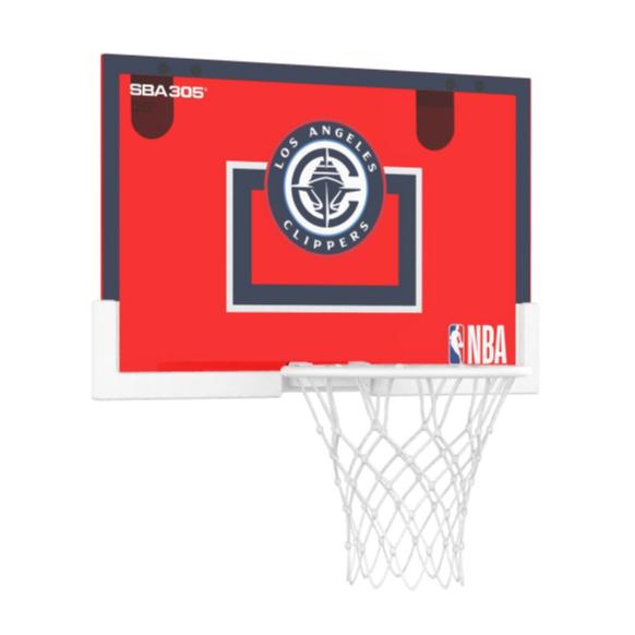 【球衣藏家】SBA305 台灣總代理 NBA 官方授權 壁掛式 居家 室內 玩具 小籃框 隊徽款 - 快艇 附小籃球-細節圖4