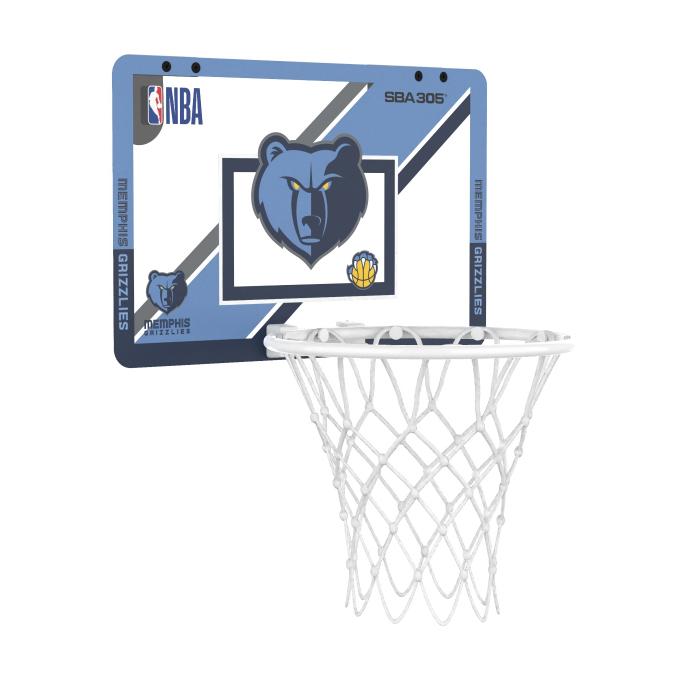 【球衣藏家】SBA305 台灣總代理 NBA 官方授權 壁掛式 居家 室內 玩具 小籃框 MINI款 - 灰熊 附小籃球-細節圖5