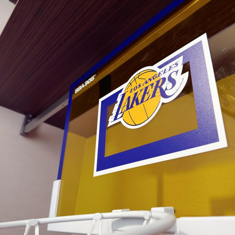 【球衣藏家】SBA305 台灣總代理 NBA 官方授權 壁掛式 居家 室內 玩具 小籃框 隊徽款 - 湖人 附小籃球 - 🎽 球衣藏家 ...