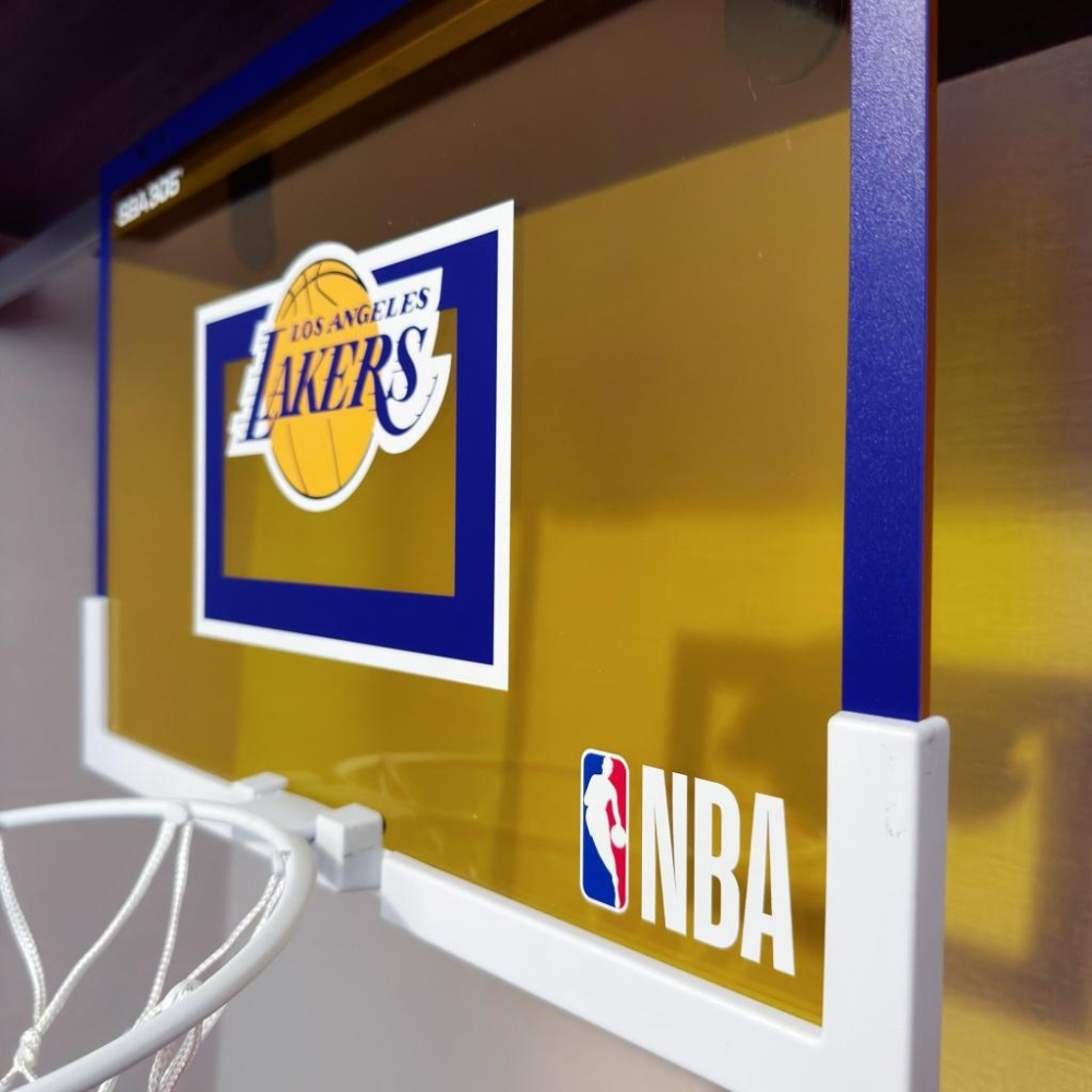 【球衣藏家】SBA305 台灣總代理 NBA 官方授權 壁掛式 居家 室內 玩具 小籃框 隊徽款 - 湖人 附小籃球 - 🎽 球衣藏家 ...