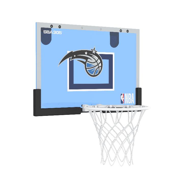 【球衣藏家】SBA305 台灣總代理 NBA 官方授權 壁掛式 居家 室內 玩具 小籃框 隊徽款 - 魔術 附小籃球-細節圖4