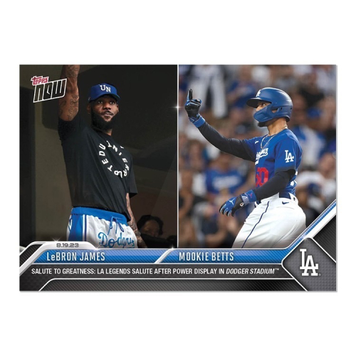 「85 Cards」LeBron James/Mookie Betts - 2023 MLB TOPPS NOW