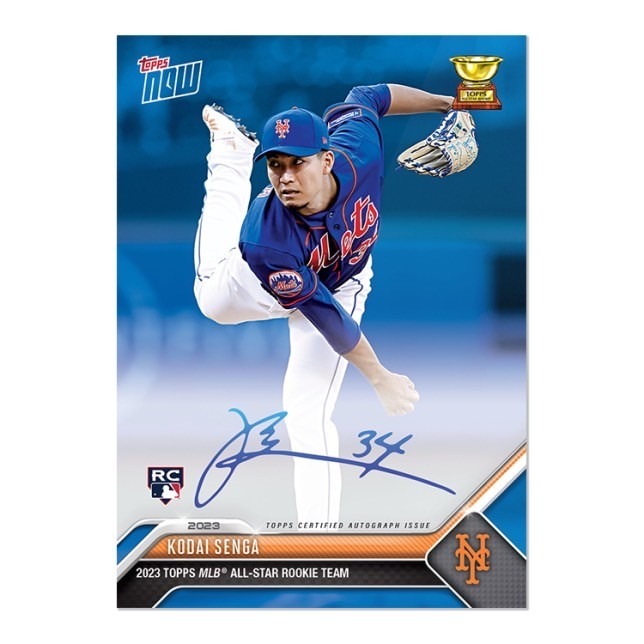 「85 Card」大聯盟 大都會隊 千賀滉大 rc 簽名卡 MLB TOPPS NOW® Kodai Senga-細節圖4