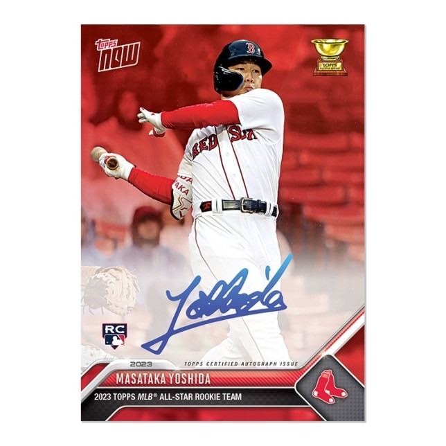 吉田正尚 49枚限定 Topps Now 直筆サインカード PSA10