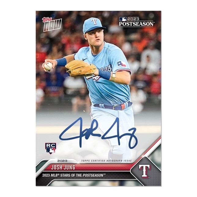 「85 Cards」TOPPS NOW Josh Jung 簽名卡 未拆封 可拆1/1-細節圖2