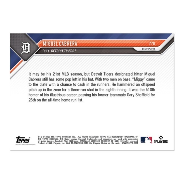 「85 Cards」水手隊 明星 Julio Rodríguez - 2023 MLB TOPPS NOW®Topps-細節圖2