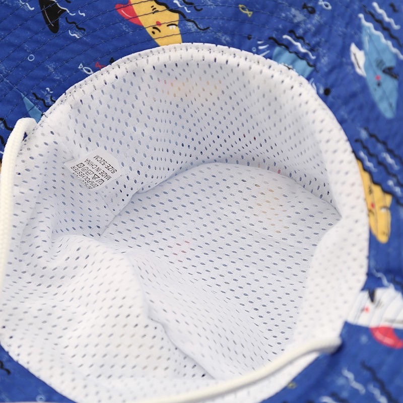 夏季必備 兒童 男童 女童 漁夫帽 童趣 可愛 塗鴉 遮陽 防曬 戶外運動休閒 配件-細節圖3