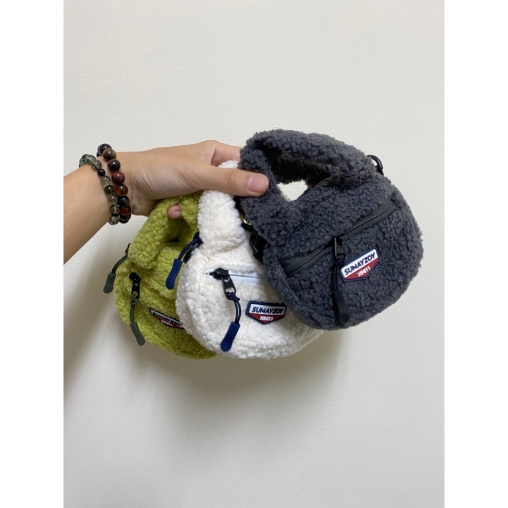 可愛毛茸茸小廢包 附背繩-細節圖2