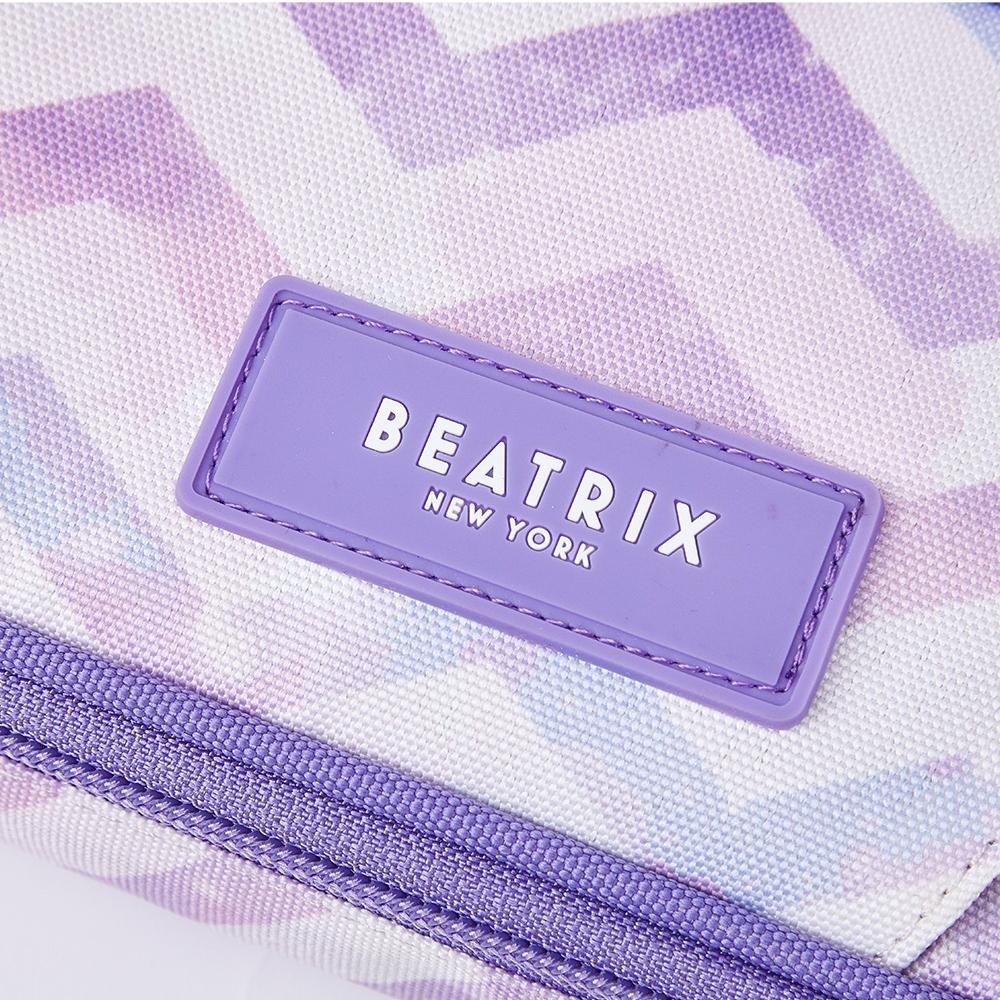 BEATRIX NEW YORK LITE系列-防潑水文具鉛筆盒 波浪紫-細節圖4