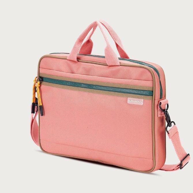 SUPANOVA EXPLORER探險家系列-防潑水 Laptop Bag 14吋筆電包 茱萸粉-細節圖3