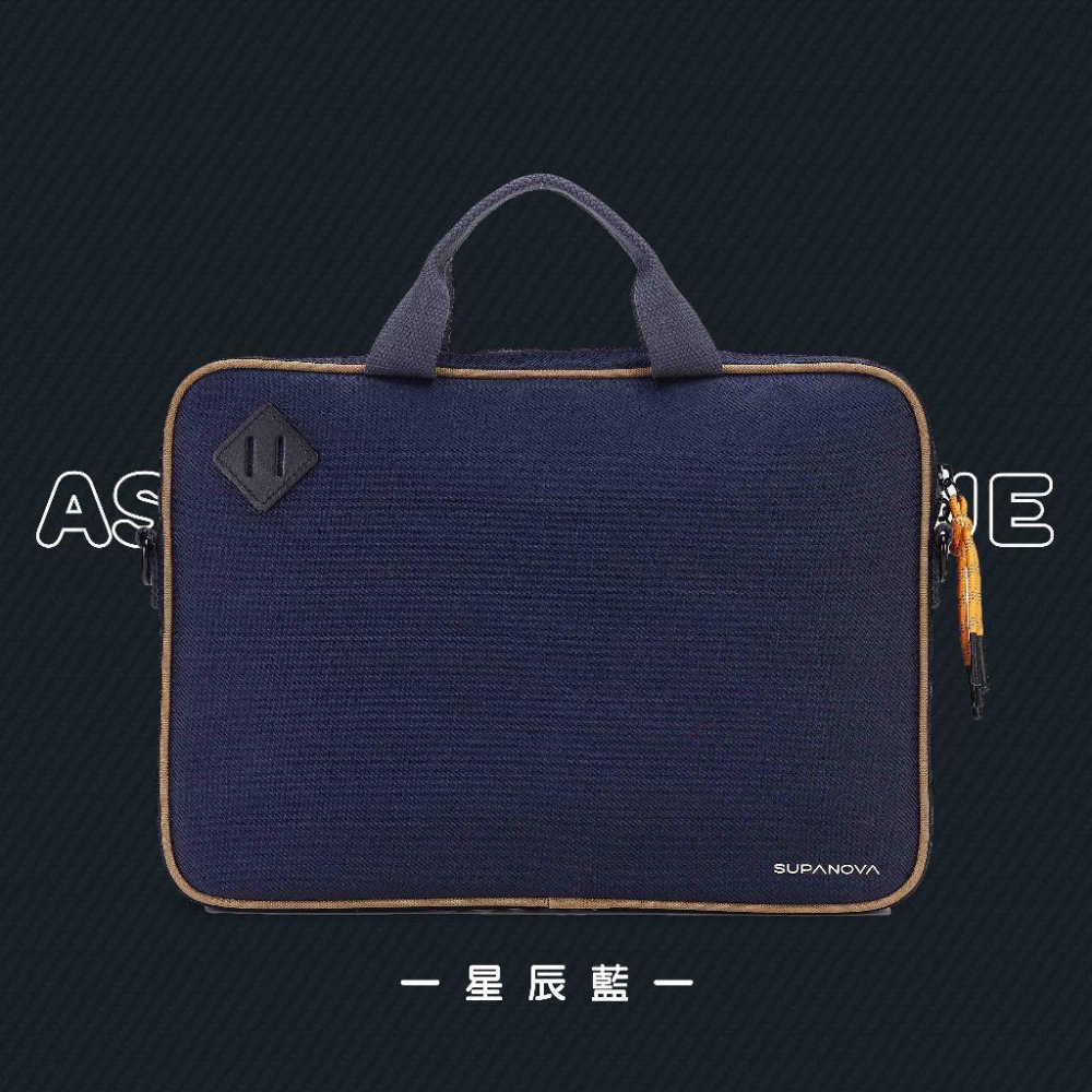 SUPANOVA EXPLORER探險家系列-防潑水 Laptop Bag 14吋筆電包 星辰藍-細節圖8