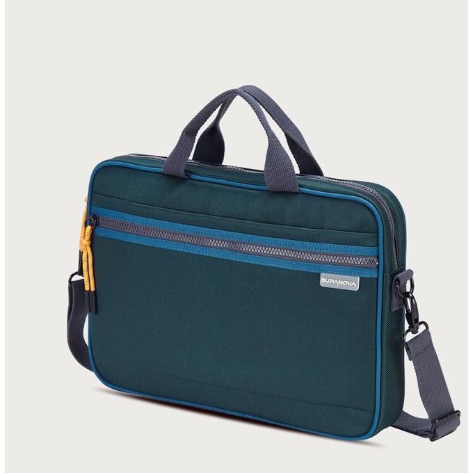 SUPANOVA EXPLORER探險家系列-防潑水 Laptop Bag 14吋筆電包 海藍綠-細節圖2