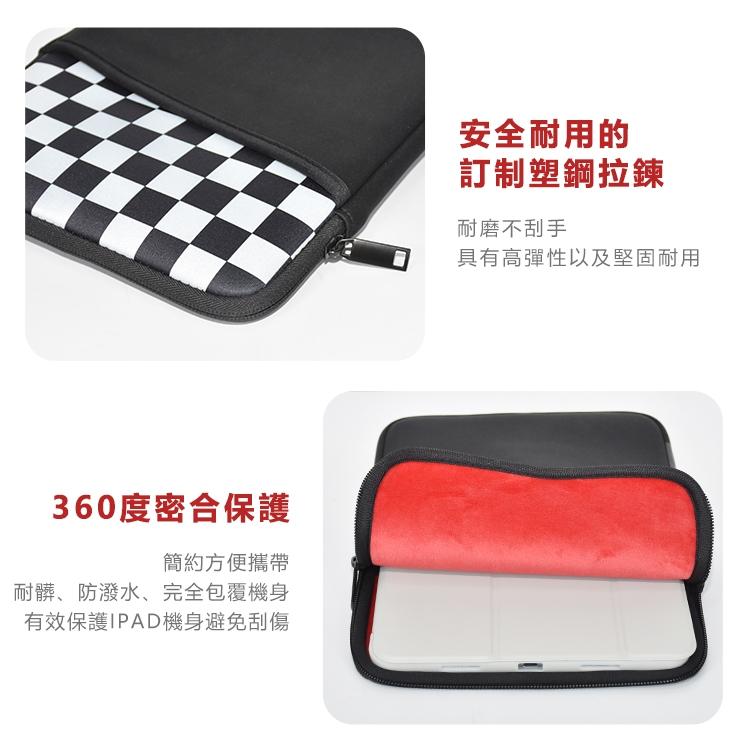 QUESToN Neoprene 防潑水 iPad Air 10.9吋平板保護套 深灰-細節圖3