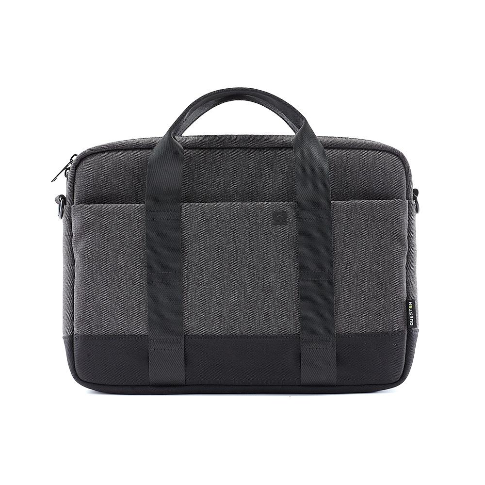 QUESToN 城市旅行 Laptop Bag 13-14.4吋筆電包-板岩灰-細節圖2