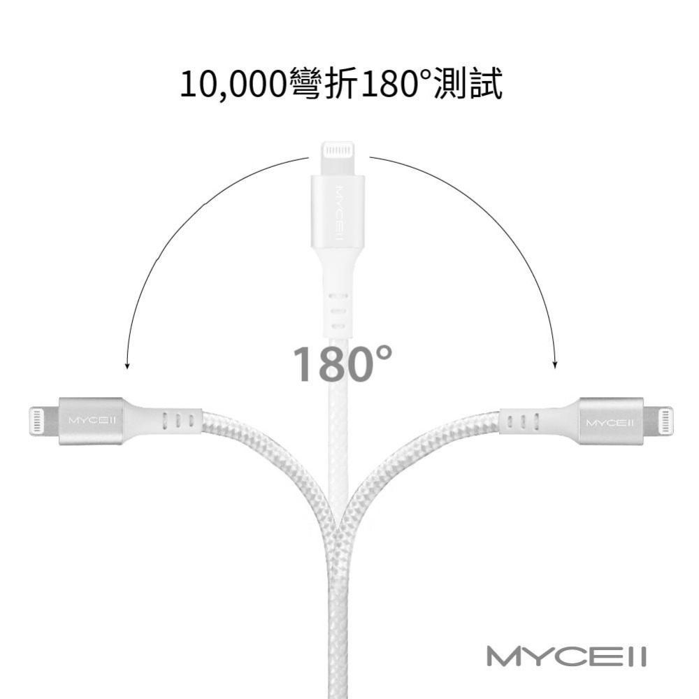 【小牛3C】MYCELL USB-C to Lightning 充電線1.5M（MFi/快充/iPhone/iPad）-細節圖7