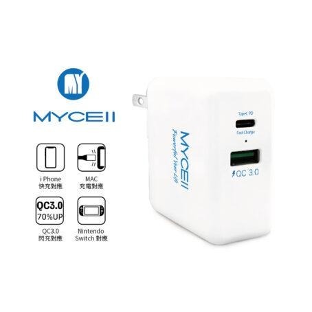 【小牛3C】MYCELL 36W充電器（PD快充/QC3.0/iPhone/iPad/Switch）-細節圖7